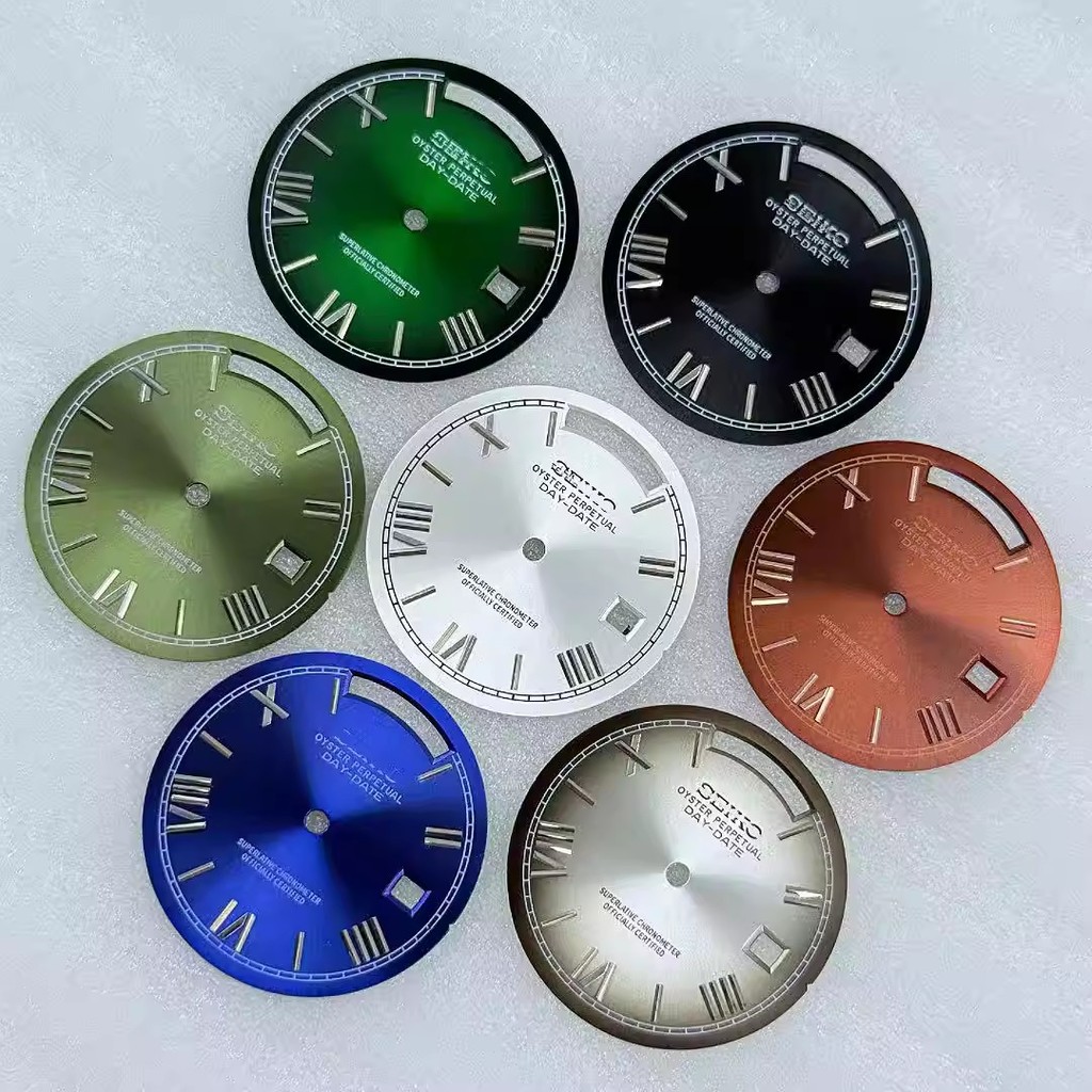 [New 35] Mặt số 30mm Phụ đề sửa đổi Tùy chỉnh Không có mặt số La Mã phát sáng Thích hợp cho vỏ máy 8