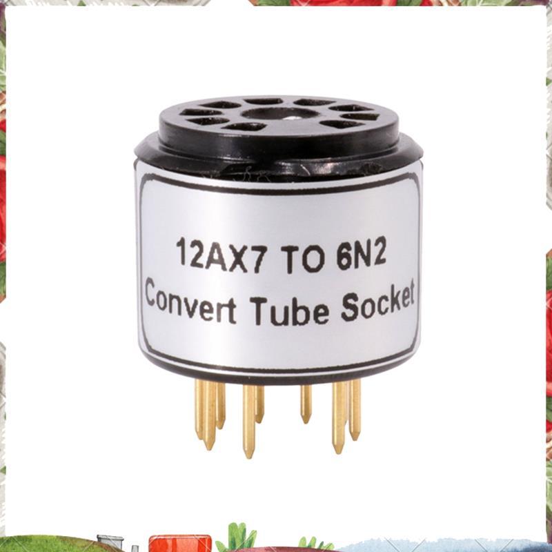 1 Ống Ổ Cắm Adapter ECC83 12AX7 Đến 6N2 6N1 6N6 Bộ Chuyển Đổi Vintage Âm Thanh DIY
