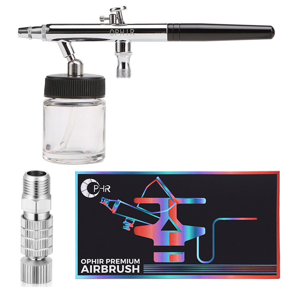 OPHIR HD Tác Động Kép Nồi Dưới Airbrush Siphon Airbrush Mô Hình Gundam Xịt Sơn Màu Xịt Tranh Xăm Tra