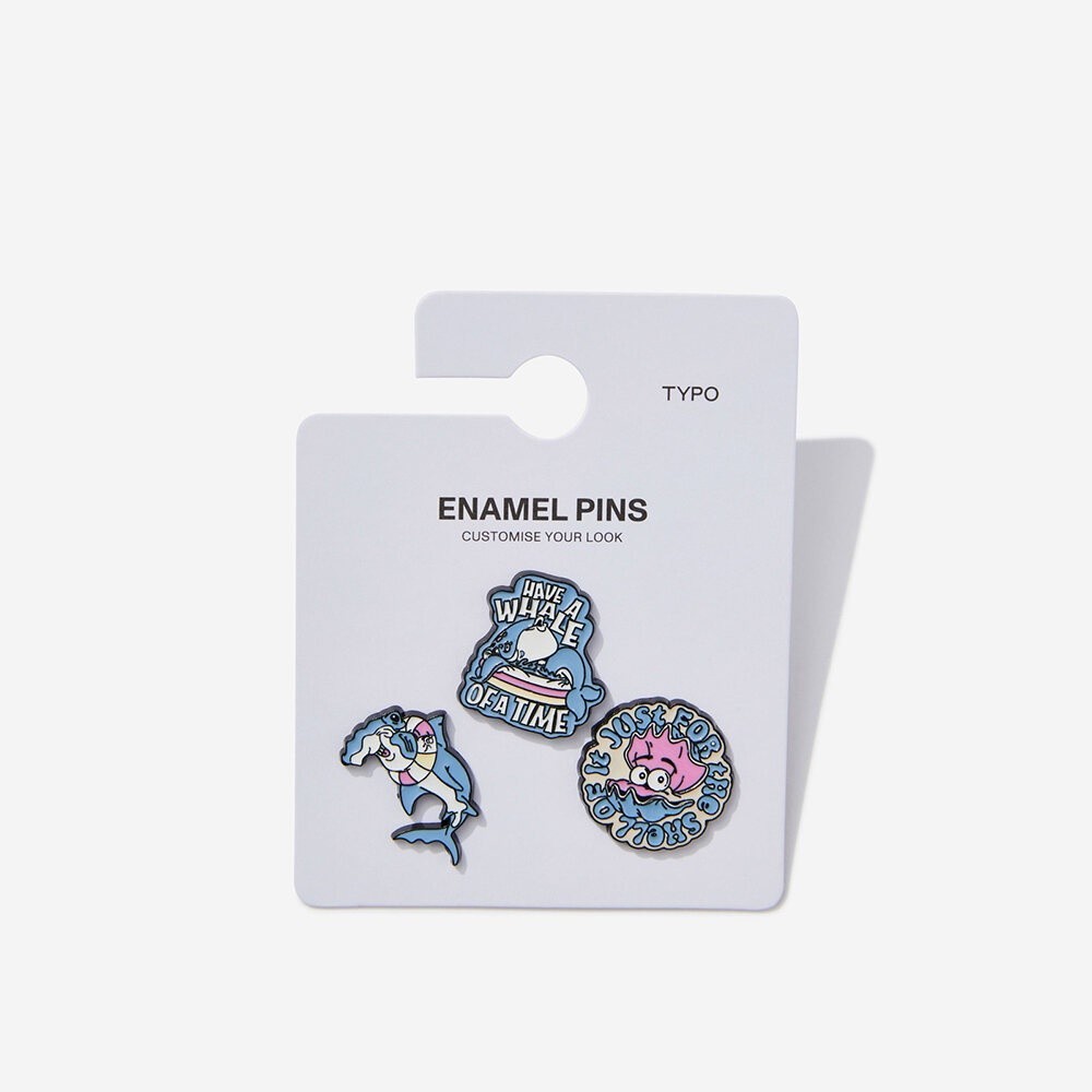 TYPO - Huy Hiệu Cài Áo Enamel Pins 3Pack - 1685799-09