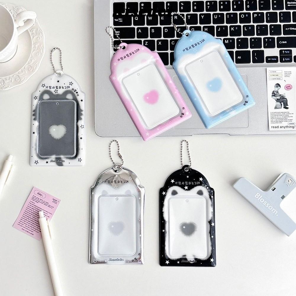 Hộp đựng thẻ ngoại vi RISEDOT Idol, Hộp đựng thẻ ảnh PVC trang trí dây chuyền, Ins Style 3 inch Lưu 