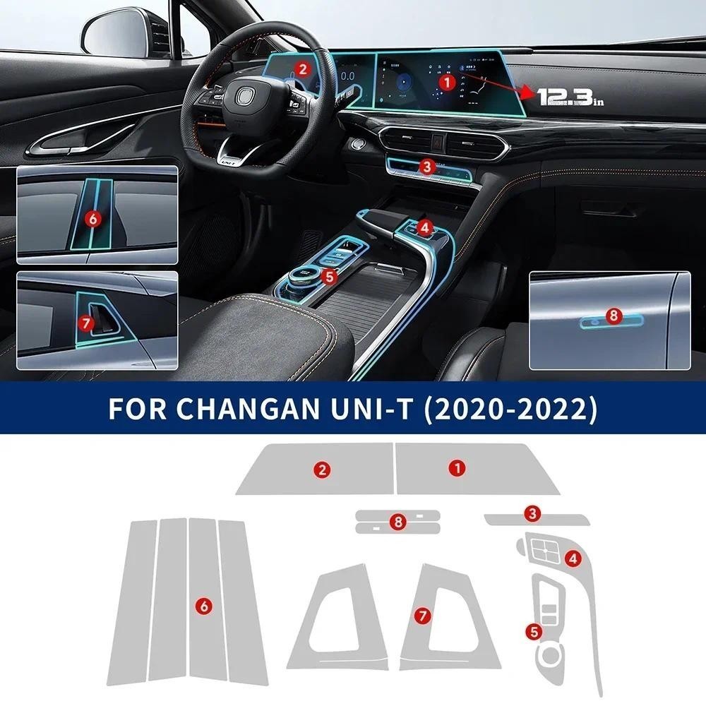 Dành Cho Changan UNI T UNI-T 2020 2021 2022 Phim Nội Thất Ô Tô Phụ Kiện TPU Bảo Vệ Trong Suốt Chống 