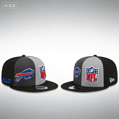 Nam Unisex Buffalo Bills Sideline 9FIFTY Mũ Snapback Đen/Xám 2023