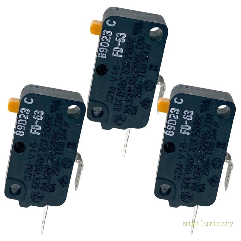 IVY 16A 125 250V 2 Pin Thường Mở Microswitch Compact Microswitch