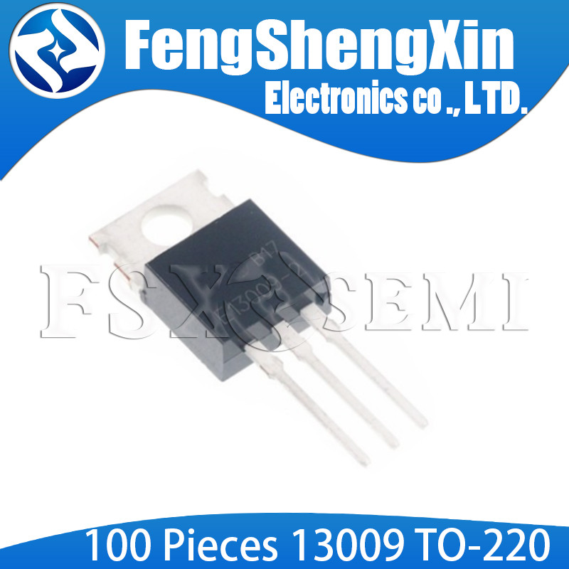 100 Cái / lốc E13009 J13009 J13009-2 E13009-2 MJE13009 Darlington Transistor TO-220