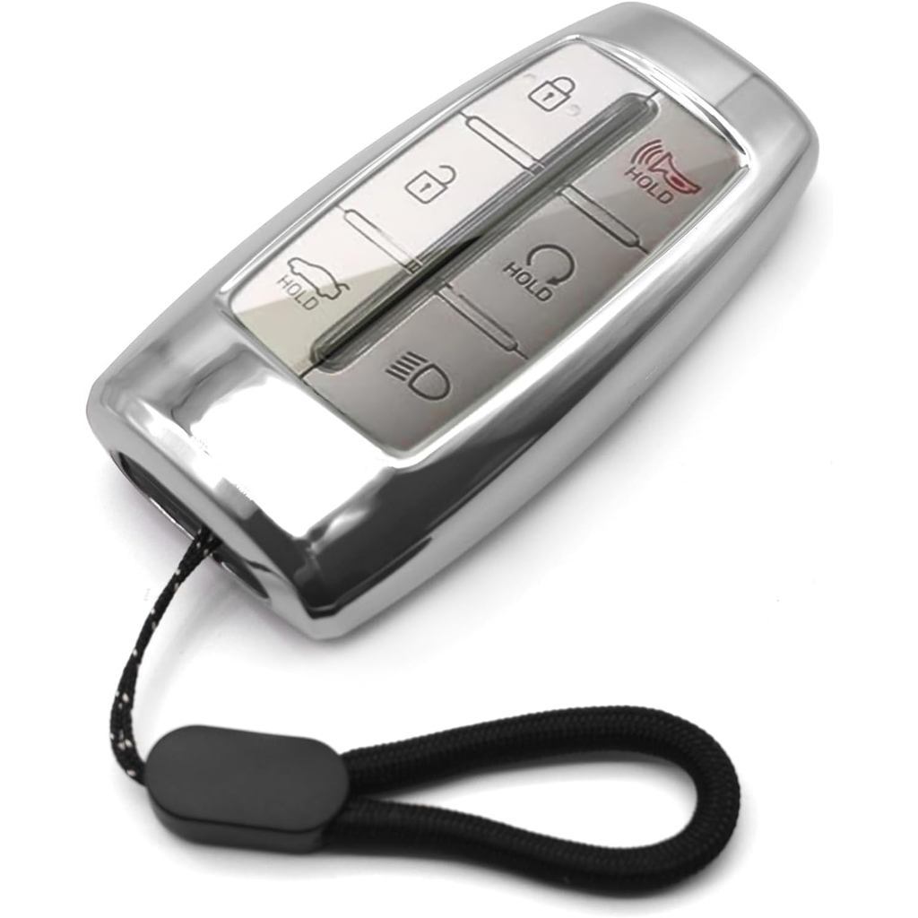 MECHCOS Phù Hợp Cho Genesis G80 G70 GV80 GV70 Điện Khí G80 GV70 Key Fob Cover Case Giá Đỡ Từ Xa Da T