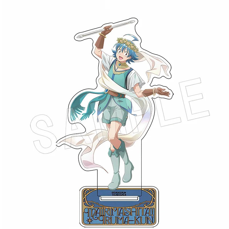 Standee Anime Iruma Kun Mô hình Acrylic 15cm Mairimashita Iruma-kun Ma Nhập Học Trang Trí Bàn Học Qu