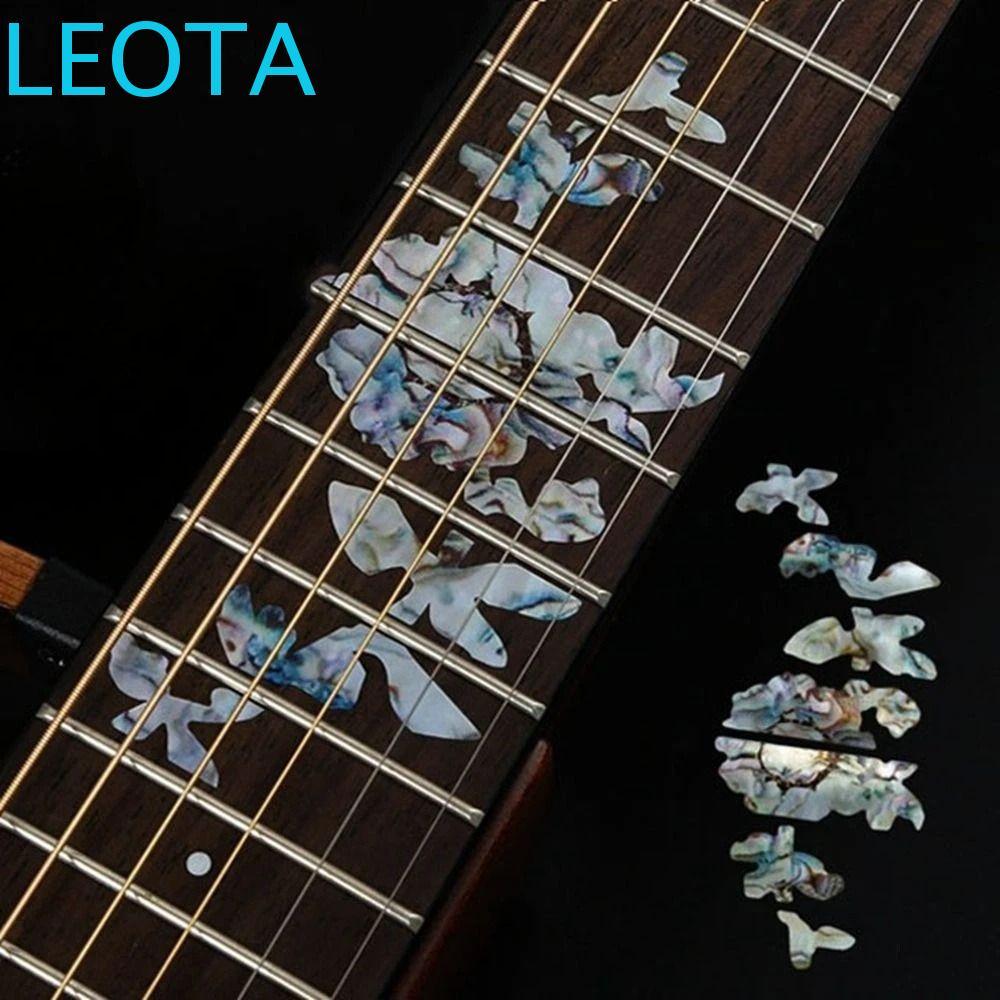 LEOTAKF Cross Inlay Đề Can 22 Phong Cách Bass PET Guitar Inlay Miếng Dán Đàn Guitar Điện Siêu Mỏng Đ