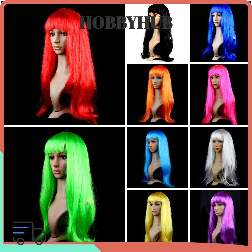 HobbyHub - Tóc Giả Nữ Dài có Dây Dazzle, Phù hợp Nhiều Style