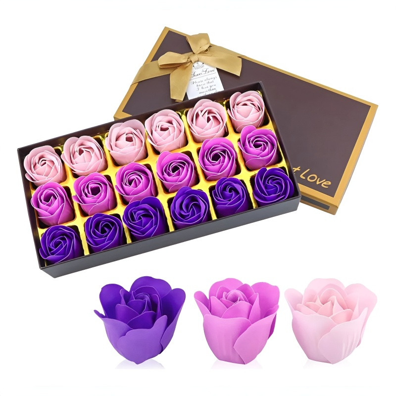 [Lasting Fragrance] Perfect Gift For Holidays - Soap Flower/Rose Gift Box/Eternal Flower
