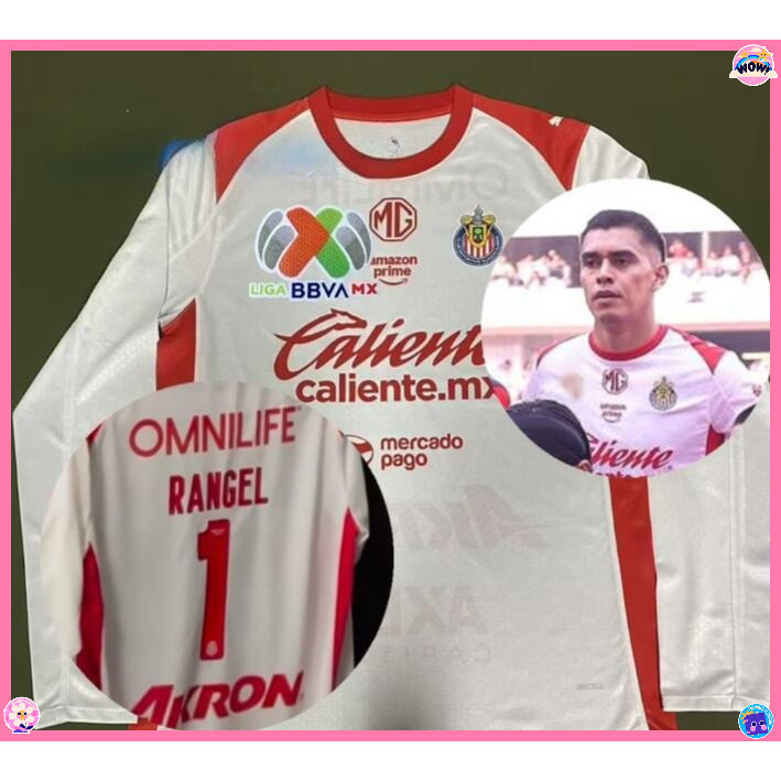 Áo thun dài tay Chivas 25-26 màu xanh lá dành cho thủ môn và fan hâm mộ