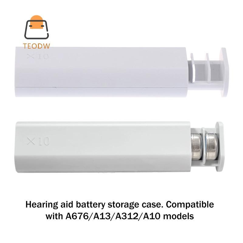 [TeOdw-t] Hộp đựng pin LR41 Kích thước pin AA Pin Coin Cell Sắp xếp cho pin A676 / A13 / A312 / A10 