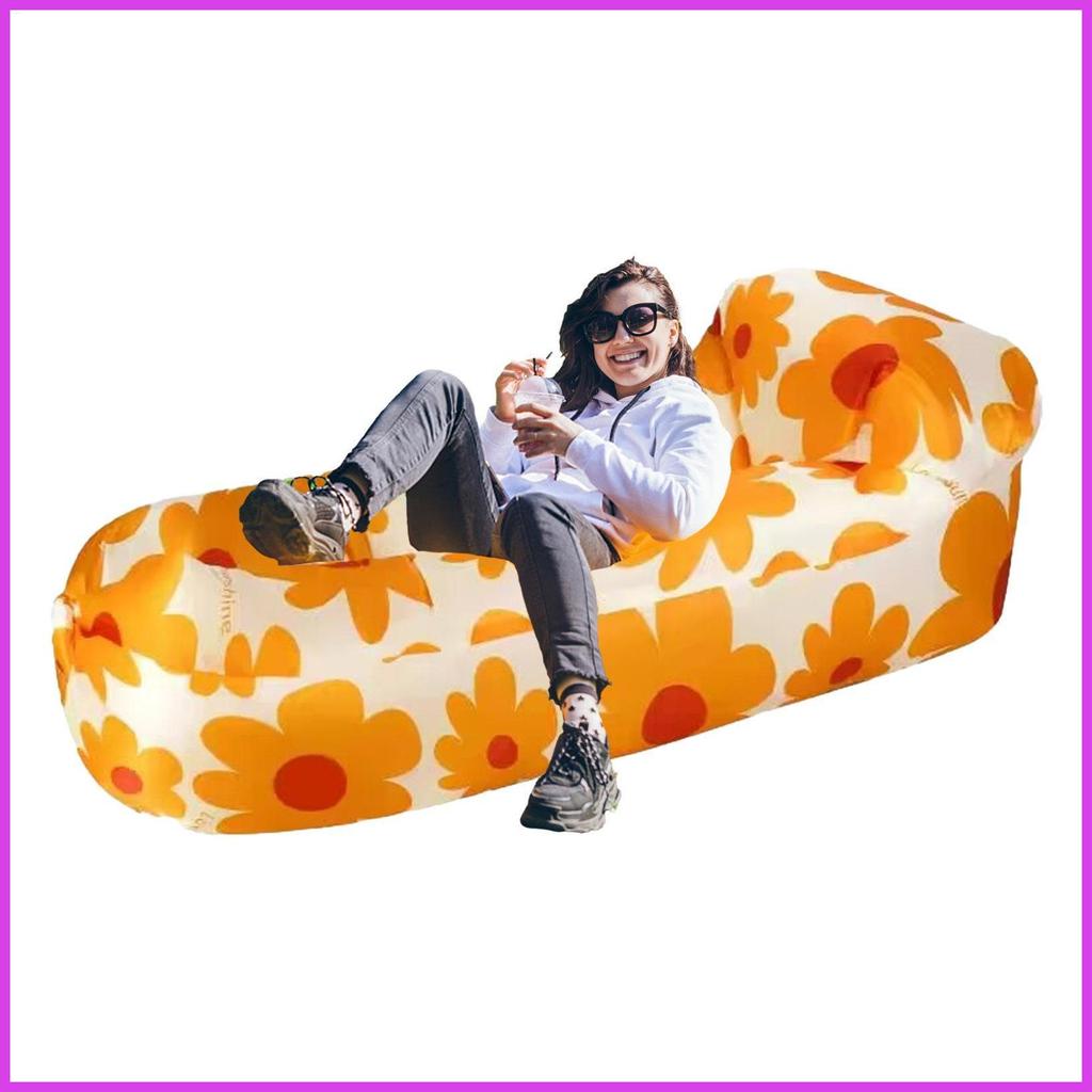 Bơm Hơi Lounger Ghế Sofa Không Khí Thổi Lên Ghế Đi Biển Lounger Bơm Hơi Lounger Tiện Lợi Chống Thấm 