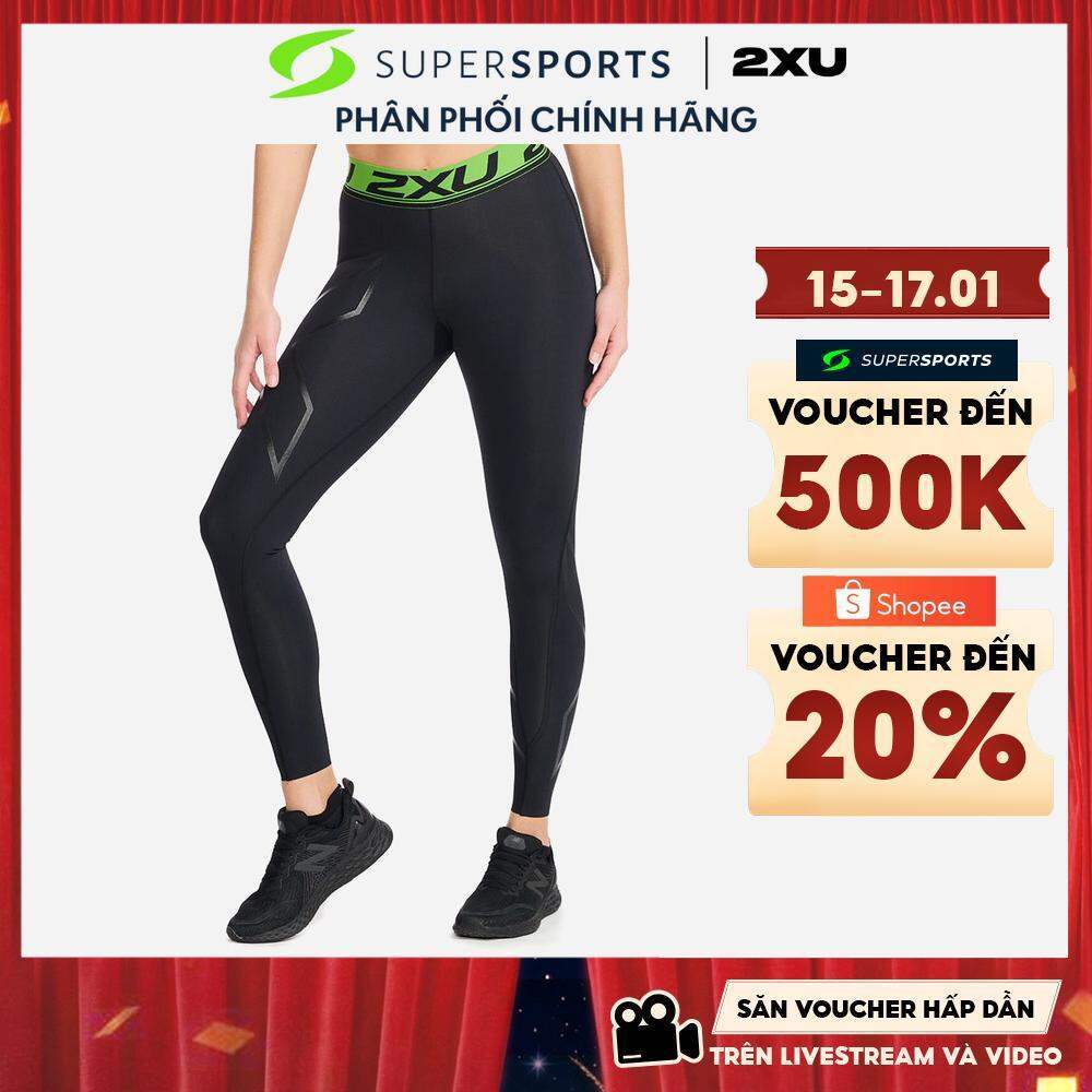 Quần Dài Bó Cơ Nữ 2XU Refresh Recovery Compression - Đen - WA4420b-BLK/NRO ADS06