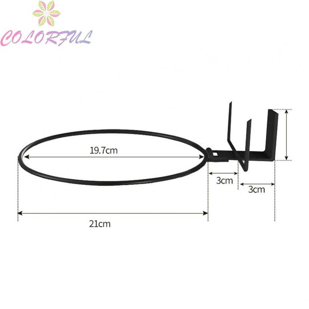 【COLORFUL】Wall Mounted Iron Plant Support for Flower Pots with Foldable Space Saving Frame