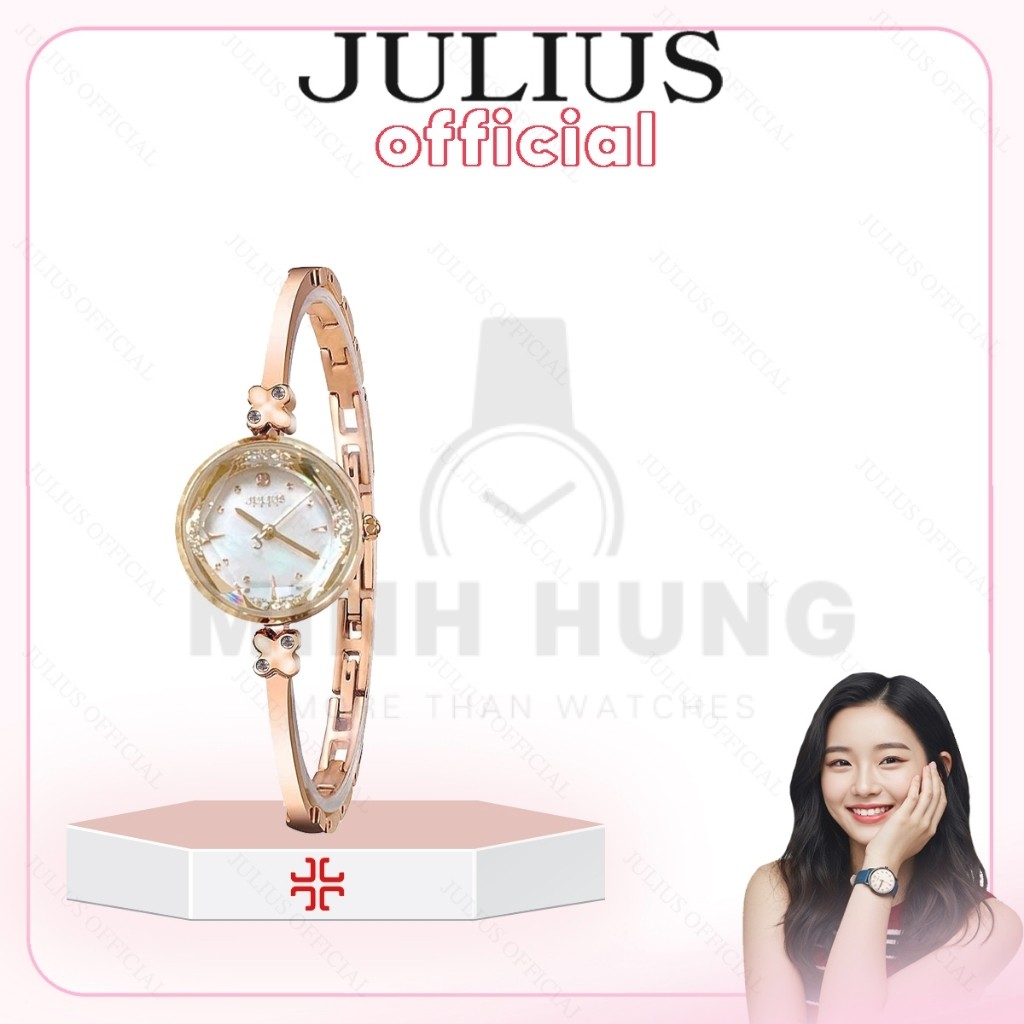 JA-878 đồng hồ nữ, đồng hồ đeo tay, đồng hồ lắc tay Julius vàng  | Julius Official - Minhhungwatch