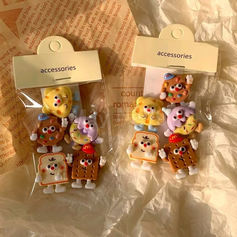 Nam Châm Tủ Lạnh Đồ Ăn Dễ Thương magnet handmade12 Miếng Dán Tủ Lạnh Nam Châm Hình Thức Phẩm trí bếp nhiều màu,Tiện Lợi