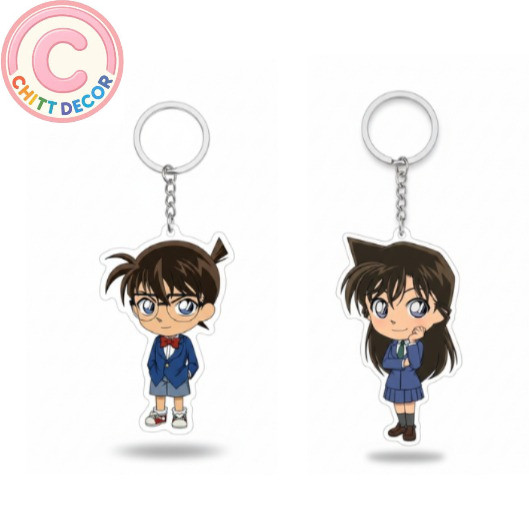 Móc khoá Căp đôi Shinichi Kudo & Ran Mouri Chibi - chit