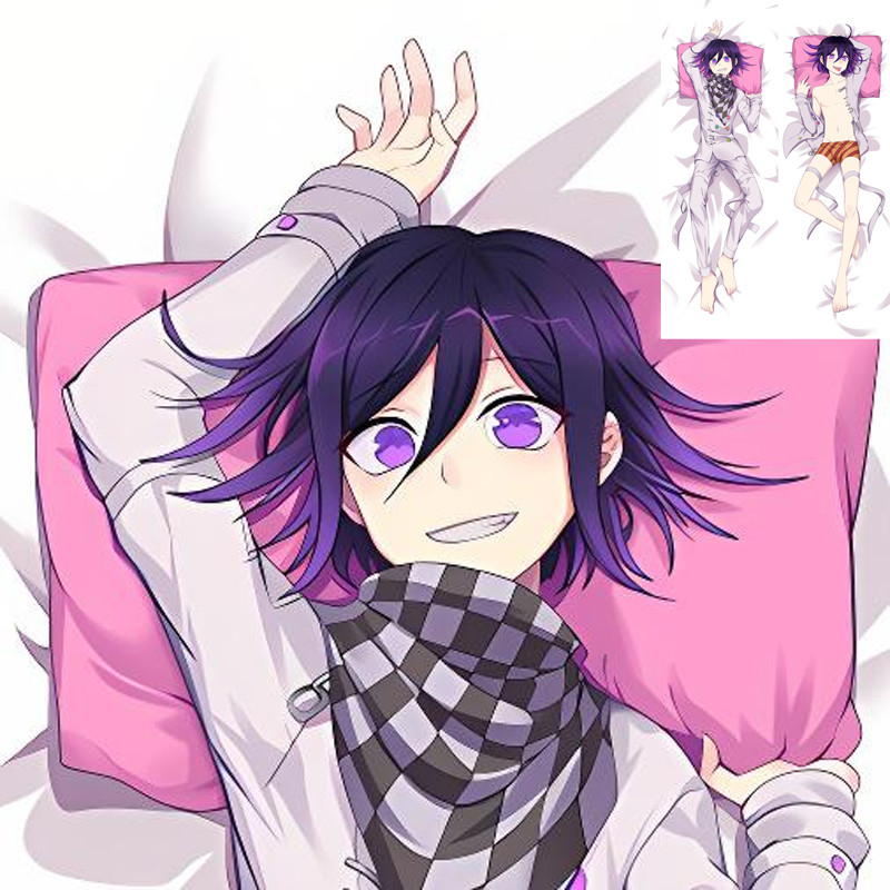 Anime Danganronpa Ouma Kokichi Cosplay Naegi Makoto Gối Nhà Chăn Ga Gối