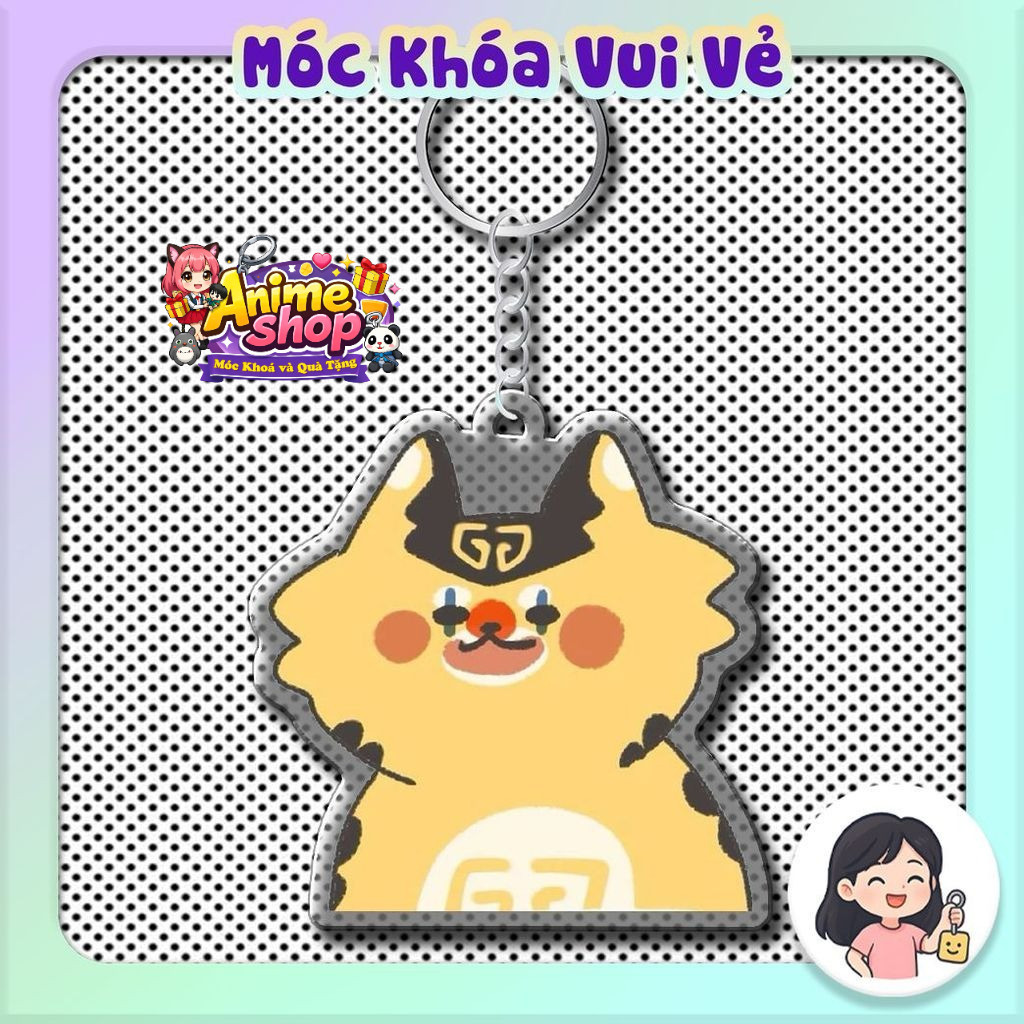 Móc Khoá Acrylic GenG Icon Chibi Cute GenG25 MSI Chovy Zeus Ruler Duro Canyon Trang Trí Túi Sách, Ba