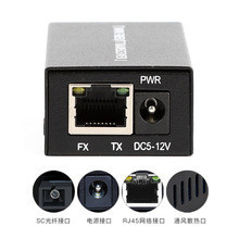 Mini Siêu Nhỏ Gigabit SFP Sợi Quang Thu Phát Quang Quang Phương Tiện 1 Quang 1 Quang Điện Chuyển Đổi