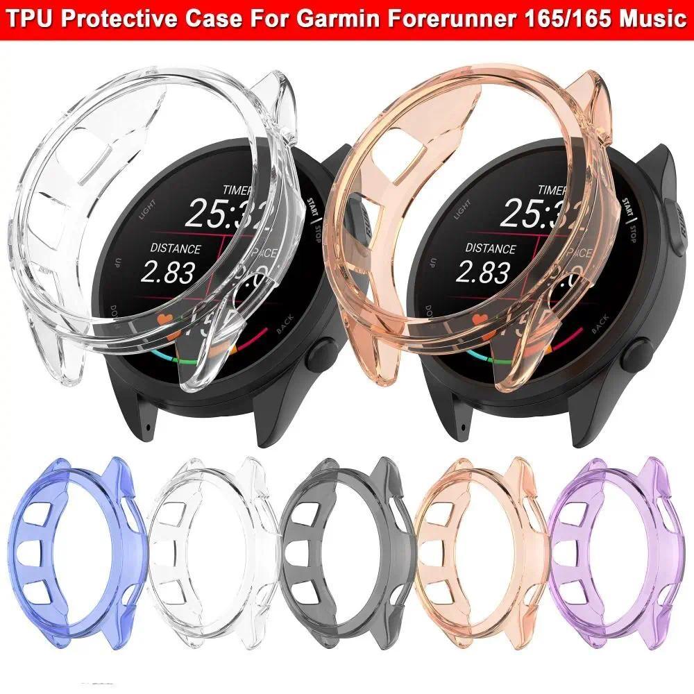 Ốp Lưng Mềm Cho Garmin Forerunner 165 / Forerunner 165 Âm Nhạc TPU Bảo Vệ Màn Hình Khung Phụ Kiện Ch