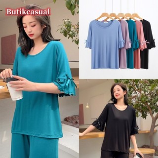 Áo Thun cotton Tay Ngắn Cổ Tròn Dáng Rộng Thời Trang Mùa Hè Cho Nữ