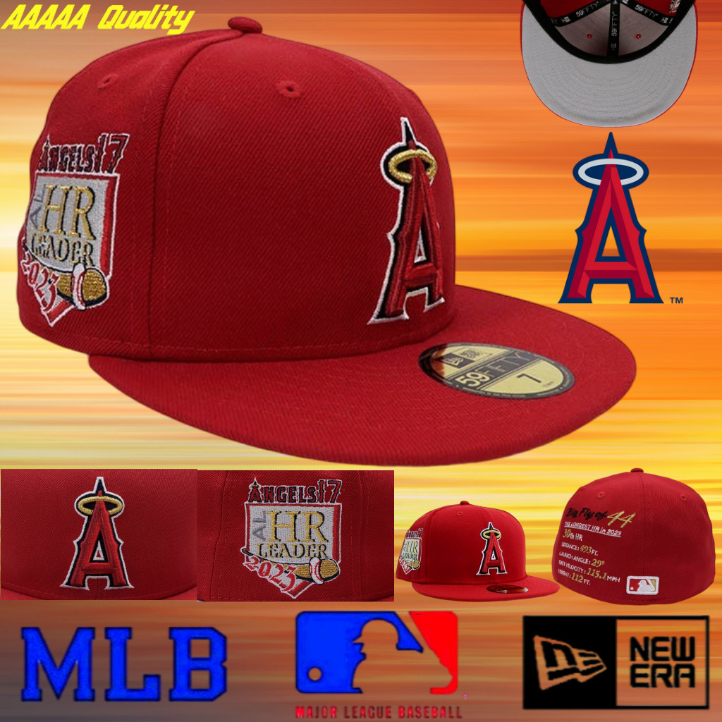 Lãnh đạo nhân sự MLB 2023 - Mũ bóng chày cổ điển màu đỏ - Angel 17 Number