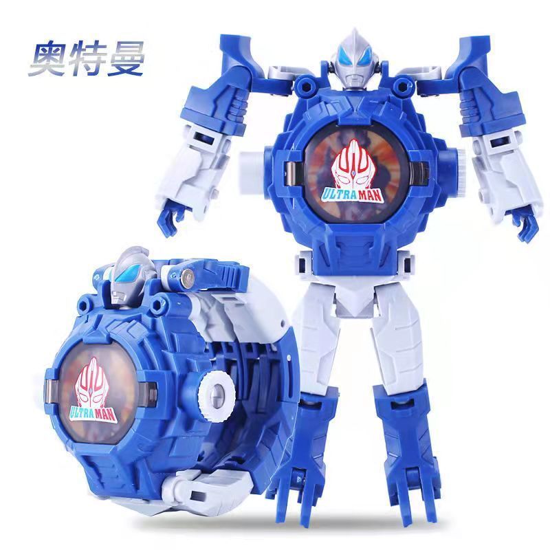 New Product#[3144Positive Review]Ultraman Zero Robot Transformer Transformation Bracelet Children's 