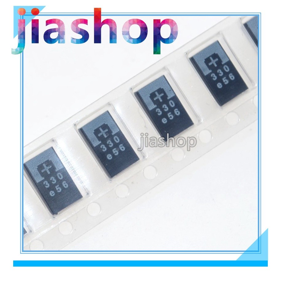 20 chiếc 10 chiếc 2R5TPE330M9 2R5TPE470M9 330UF 470UF 2.5V 330 470 SMD Tụ điện Tantalum Polymer POSC