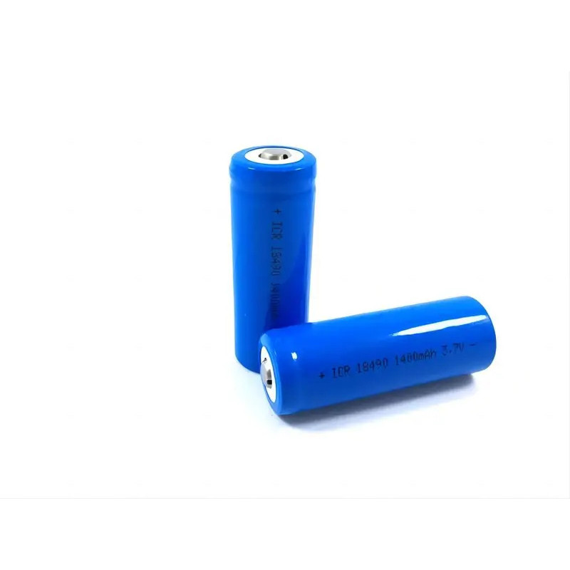 2 cái / lốc ICR18490 18490 1400mAh pin lithium sạc 3.7V 18500