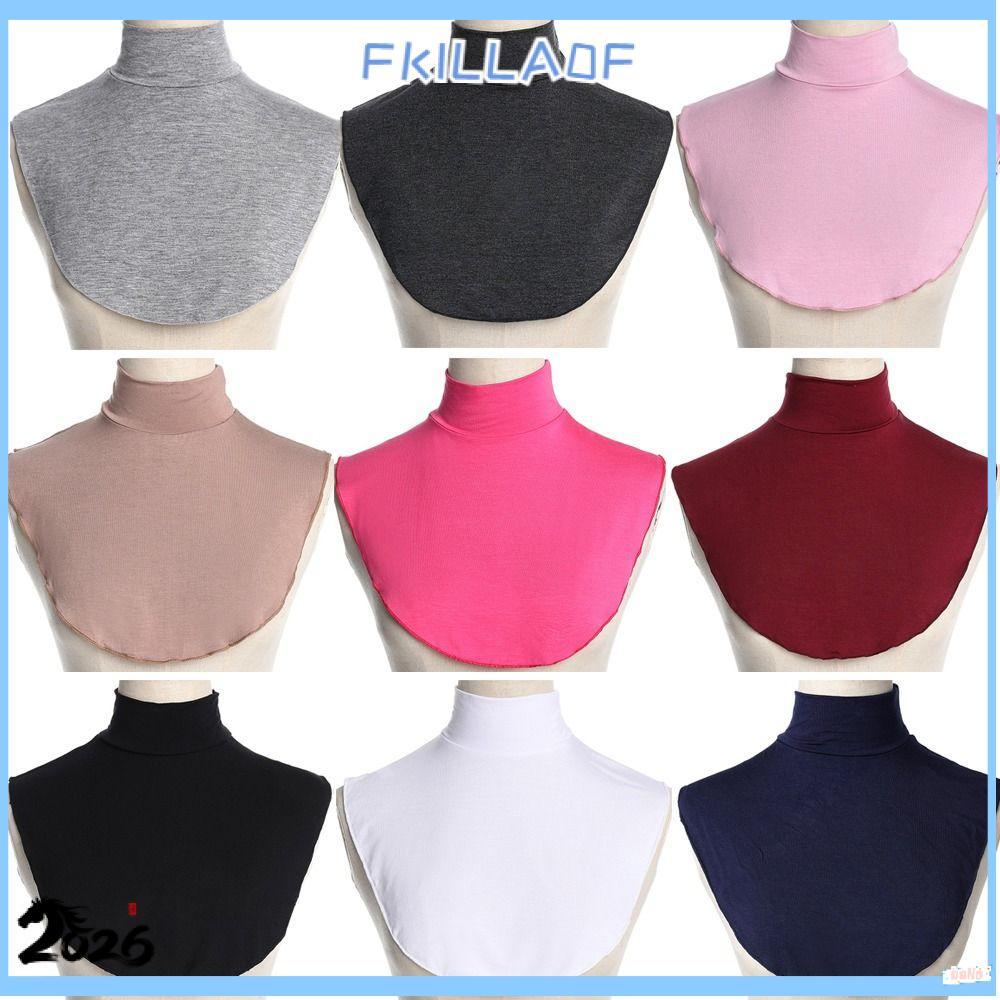 Áo choàng cổ cao FKIL quấn cổ cao Unisex cổ cao