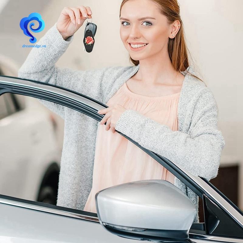 [dreamedge] 30Pack Motel Móc khóa Khoảng trống Vintage Motel Móc khóa Thăng hoa Trống Móc khóa cho V