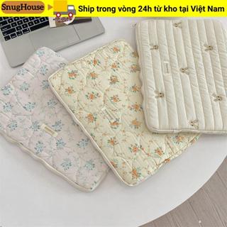 Túi đựng laptop SNUGHOUSE, Túi đựng laptop hình hoa vỡ 11 / 13 / 15 inch, Túi bảo vệ máy tính bảng thỏ nơ chống sốc