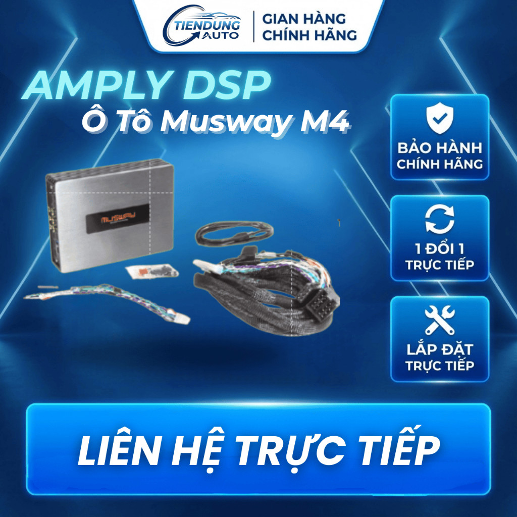 NEW 2026  Amply DSP Ô Tô Musway M4 | Cắm Jax Màn Android Và Màn Theo Xe | Âm Thanh Đẳng Cấp Cho Ô Tô