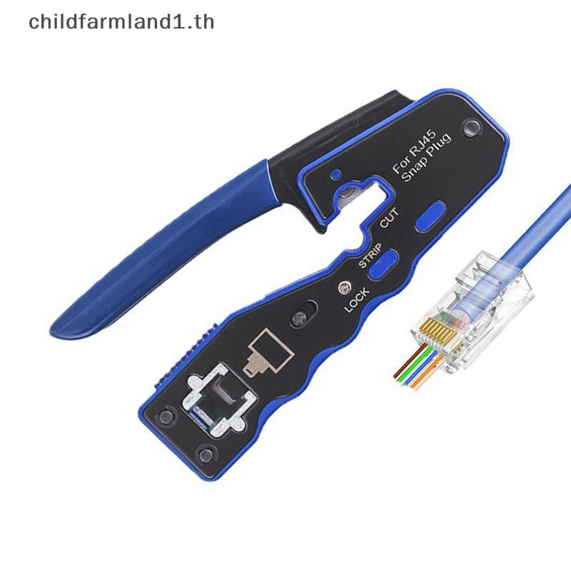 [CHL] Bộ công cụ uốn RJ45 Đi qua Ethernet Crimper và thử nghiệm cho Cat5e Cat6 Cat6a 8P8C Dây công c