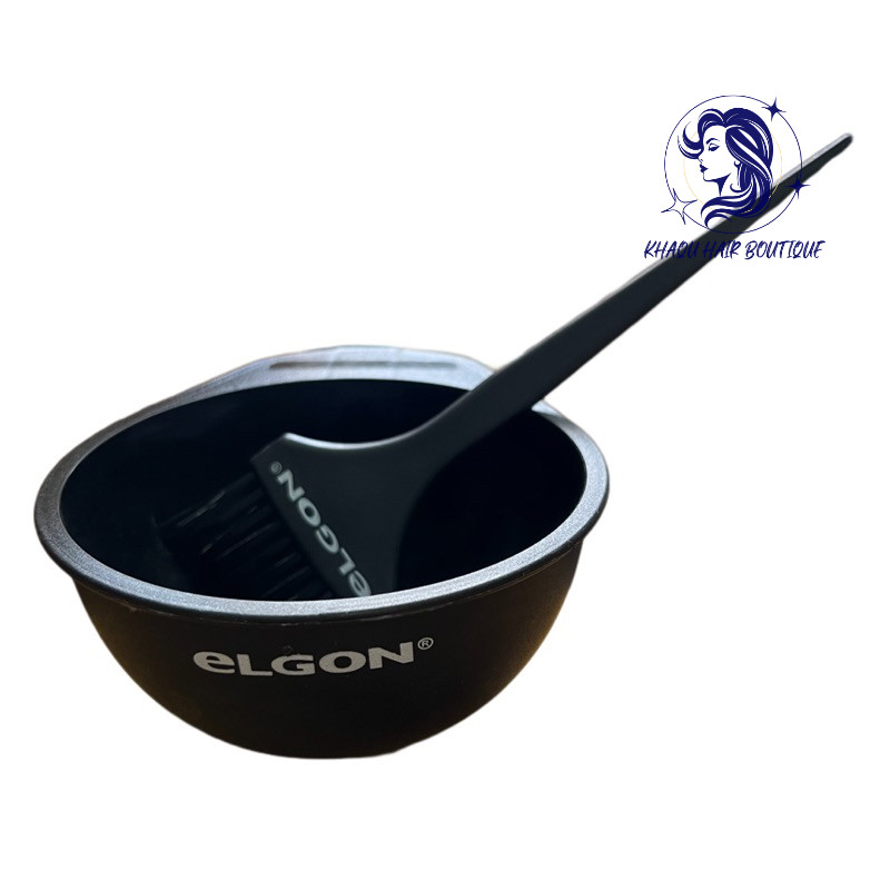 Combo chén thuốc, cọ nhuộm Elgon <BK>