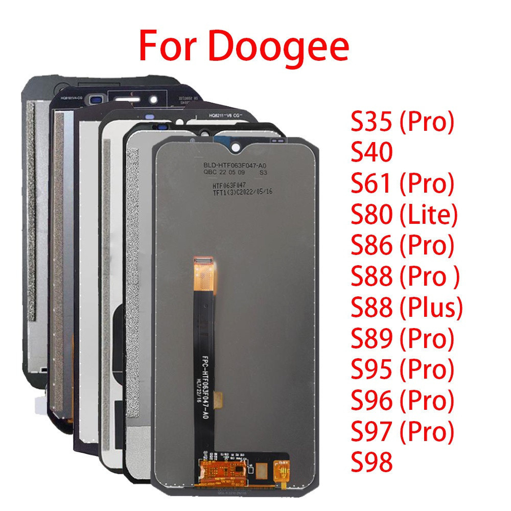 Full Màn Hình Cho Doogee S59 S51 S61 S70 S86 S88 LCD S95 S96 S97 S89 S98 S95 Pro Plus Lite Bộ Số Hóa
