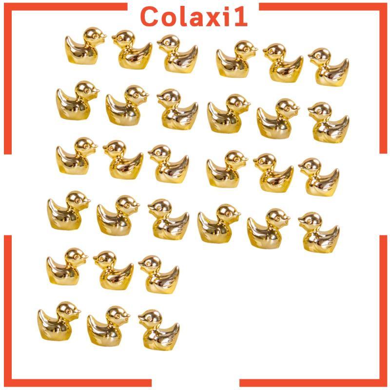 Bộ Vịt Mini 30 Miếng, Tượng Vịt Vàng Nhựa, Tượng Vịt Vàng Mini Cho Xe Ô Tô Nhà