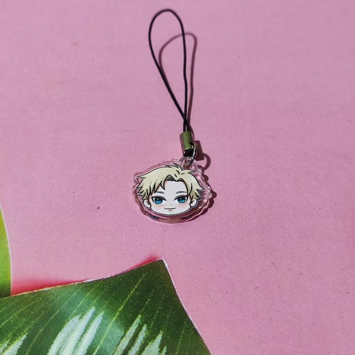 Strap Gantungan HP Mini Anime Spy x Family - Karakter Loid Yor Anya Yuri Demian Becky - Loid