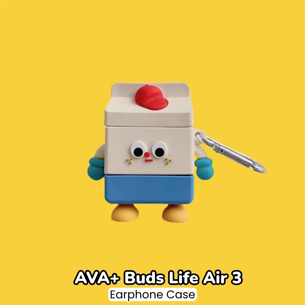 [Yoshida] Dành Cho AVA + Buds Life Air 3 Vỏ Silicon Mềm Niche Họa Tiết Hoạt Hình Vỏ Tai Nghe NO.7