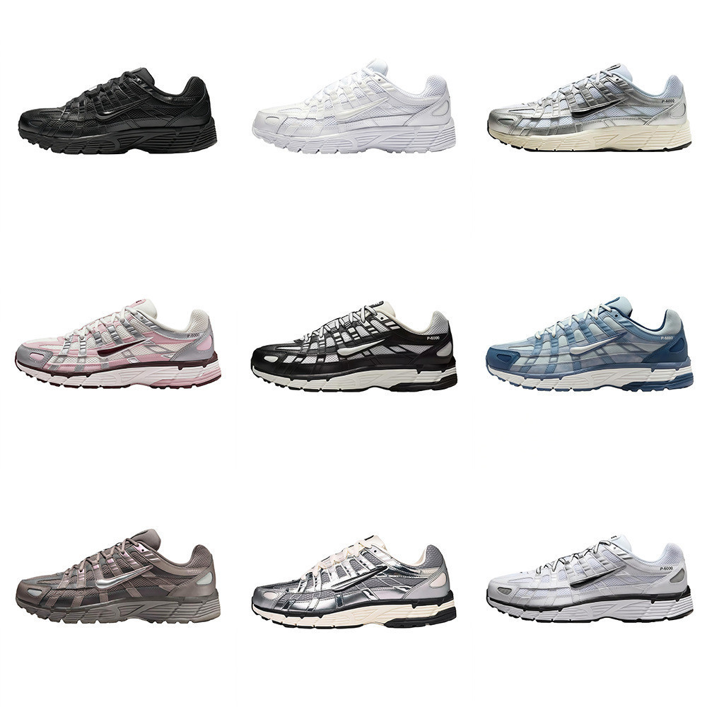 Giày bố cổ điển P6000, Giày chạy bộ thể thao Unisex cổ thấp thoải mái