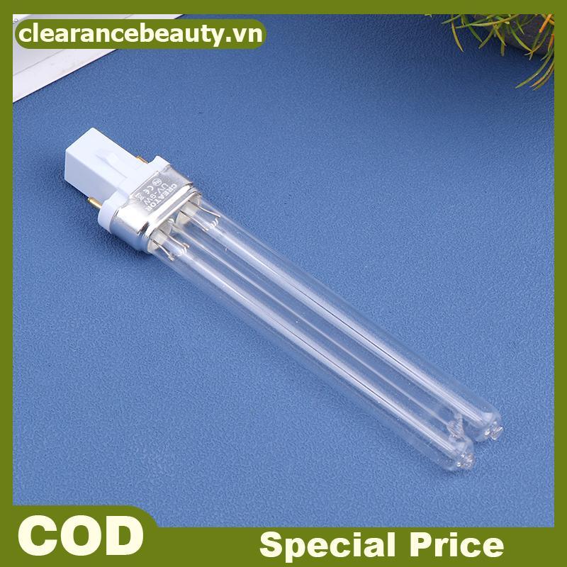 Bóng đèn UV CLEARBE 9w cho HW-303b / 304b / 404b Jup-01 Bộ lọc hộp UV CF400UV / CF500UV G23 2 Pin.