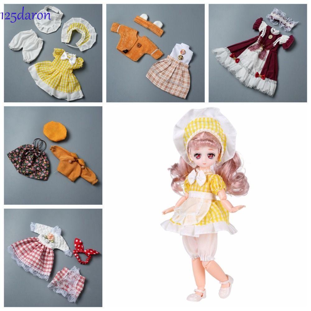 DARON1 1 / 6 Quần áo búp bê BJD, Váy treo công chúa búp bê 30cm đẹp đáng yêu, Phụ kiện búp bê 30cm t