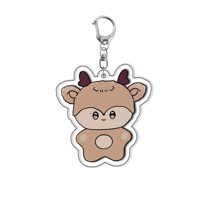 ENHYPEN Kpop Boy Band Acrylic Fun Keychain Jewelry Fan Gifts Bag Charm Keyring Creative Key Chain Pe