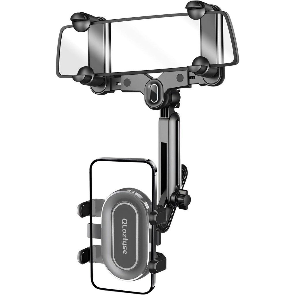 Giá đỡ điện thoại gương chiếu hậu cho ô tô - Phụ tùng 360auto đa chức năng có thể điều chỉnh Trang t