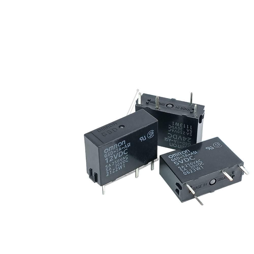 Rơle Omron G6D-1A-1A-ASI-5VDC / 12VDC 5A 4-PIN G6D-1A-ASI-24VDC Chính hãng