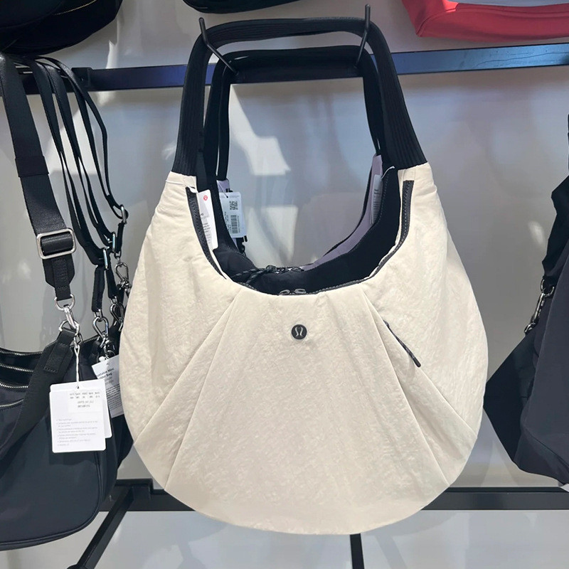 lulu Women's Bag2025Croissant bag, versatile dumpling bag, nylon yoga underarm bag, large-capacity s