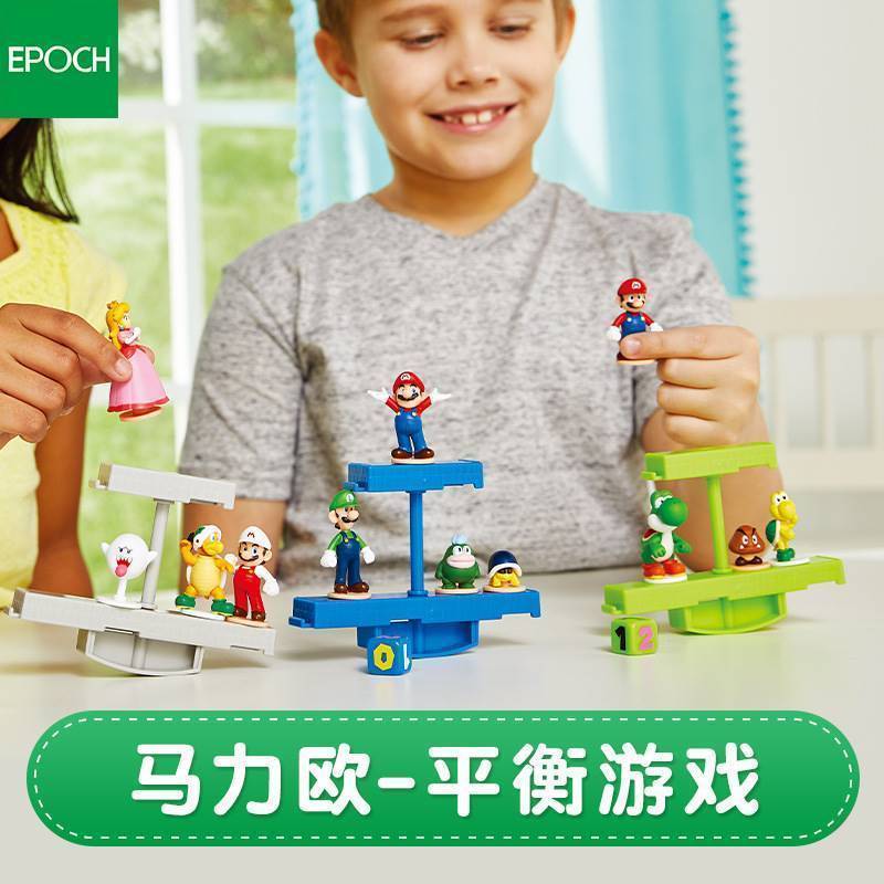 Mario Balanced Castle Stage Super Mario Mario Đồ chơi trẻ em Trò chơi trên bàn tương tác
