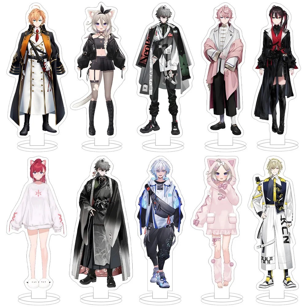 Standee VTuber Neo-Porte Shibuya HAL Minase Kuga Leo Aogiri Eito Aruse Mô Hình Mica Acrylic Anime Tr